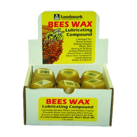 LUNDMARK Bees Wax Lubricating Compound 2 oz 9105W54